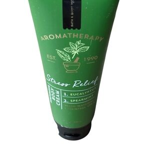 Bath & Body Works Aromatherapy Stress Relief Body Cream Eucalyptus Spearmint 8oz